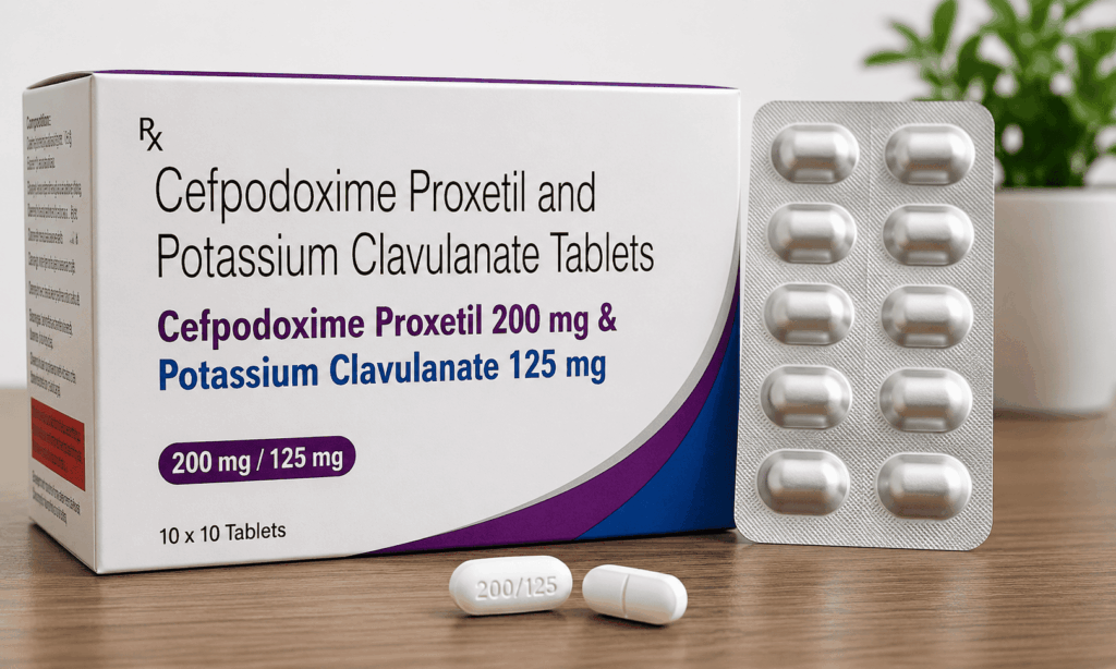 Cefpodoxime Proxetil and Potassium Clavulanate Tablets