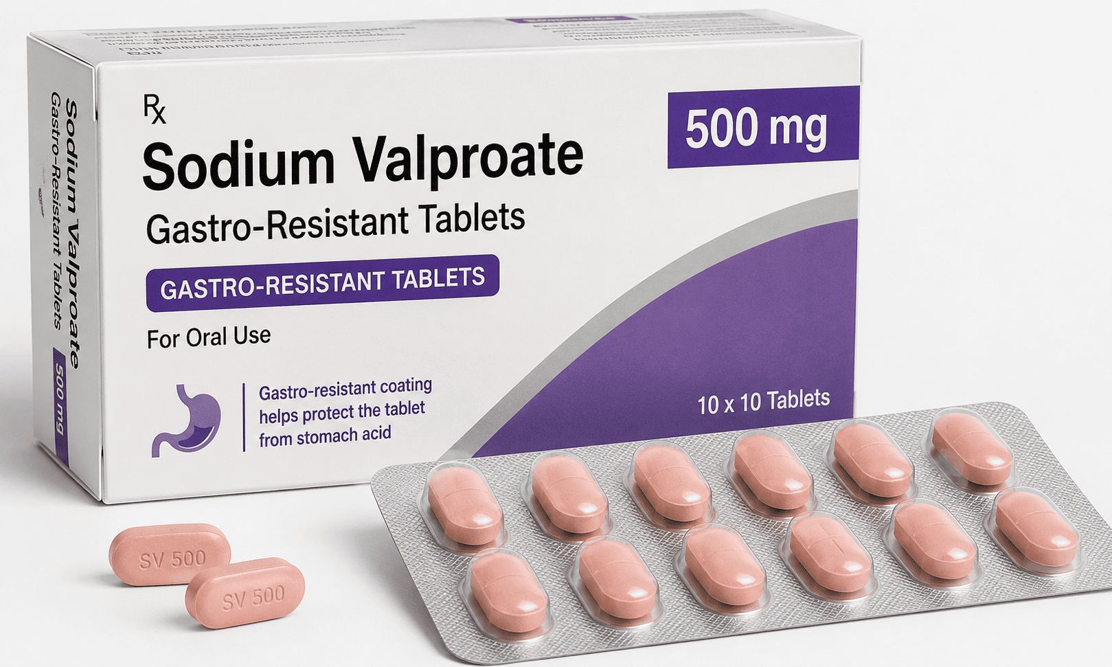 Sodium Valproate Gastro-Resistant Tablets