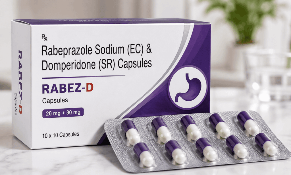 rabeprazole sodium and domperidone capsules in hindi